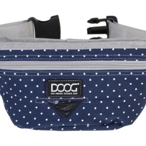 Doog Treat Pouch Stella L Navy / Polka Dots