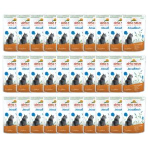 Almo Nature Nassfutter Holistic Sterilised mit Huhn, 30 x 70 g