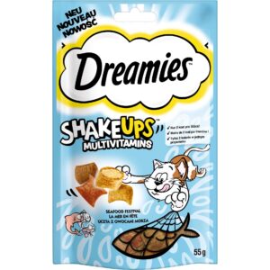 Dreamies Katzen-Snack Shake ups Multivitamins Seafood 6 x 55 g