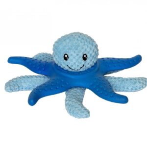 KIWI WALKER Hunde-Spielzeug 2 in 1 Oktopus & Seestern Blau