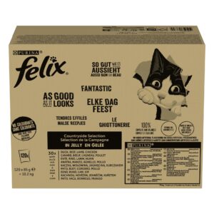 Felix Nassfutter AGAIL Fleisch, 120 x 85 g