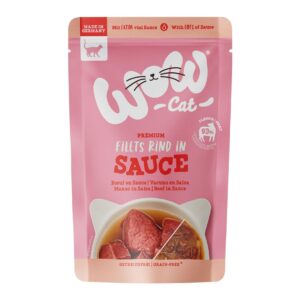 WOW Nassfutter Rind in Sauce, 85 g