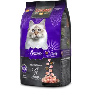Leonardo Cat Food Trockenfutter Senior Geflügel, 300 g