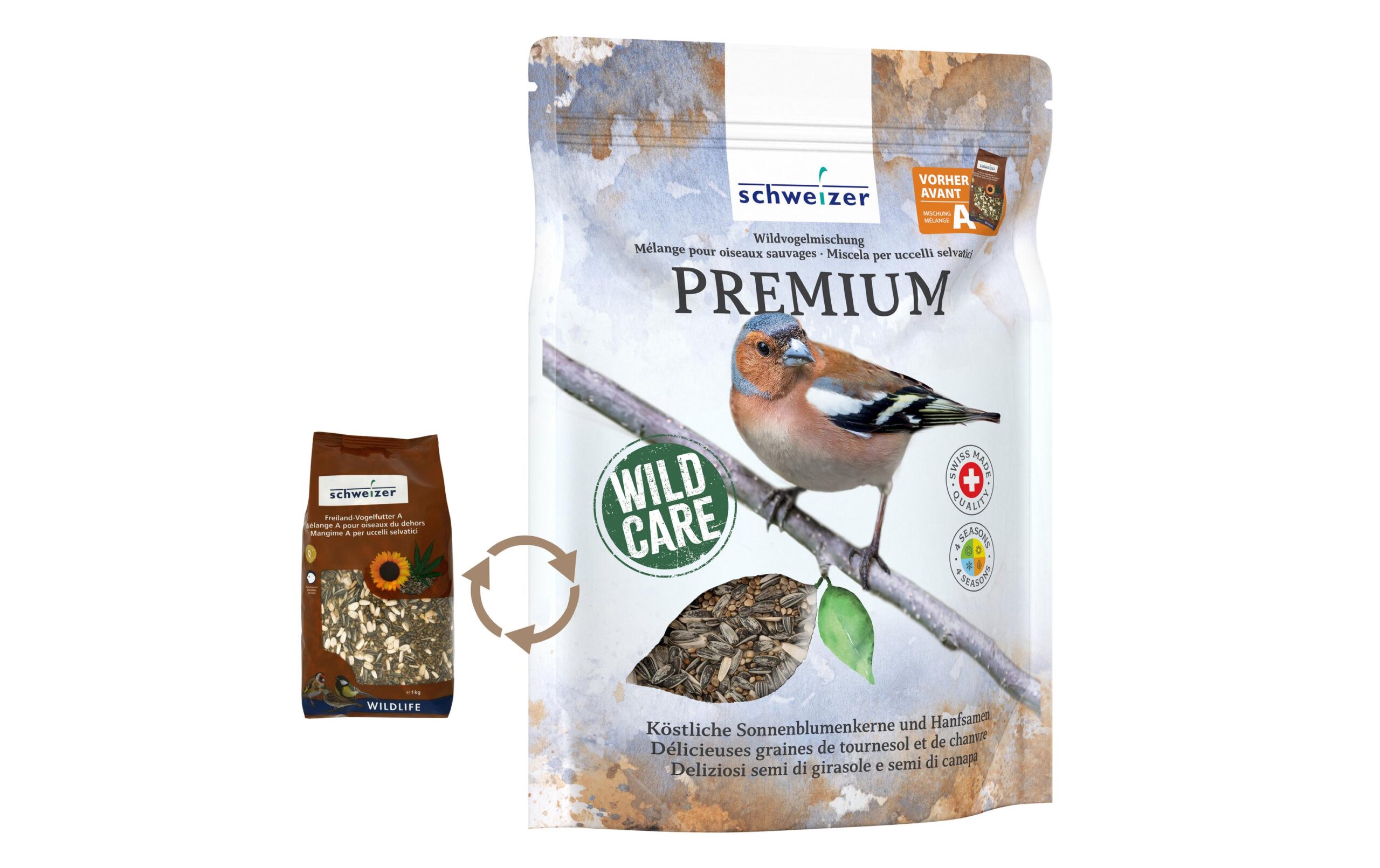 Eric Schweizer Vogelfutter Wildvogelmischung Premium 1 kg