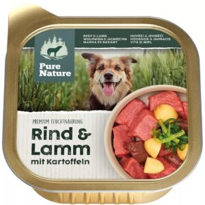 Pure Nature Nassfutter Rind&Lamm, 150 g