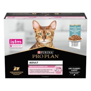 Purina Pro Plan Nassfutter Delicate Ocean Fisch, 10 x 85 g