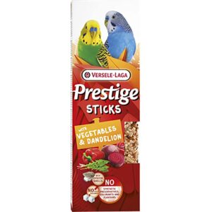 Versele Laga Ziervogelfutter Prestige Sticks Gemüse und Löwenzahn 2 Stk.