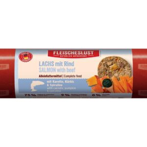 Fleischeslust Nassfutter Classic Frischer Lachs, 400 g