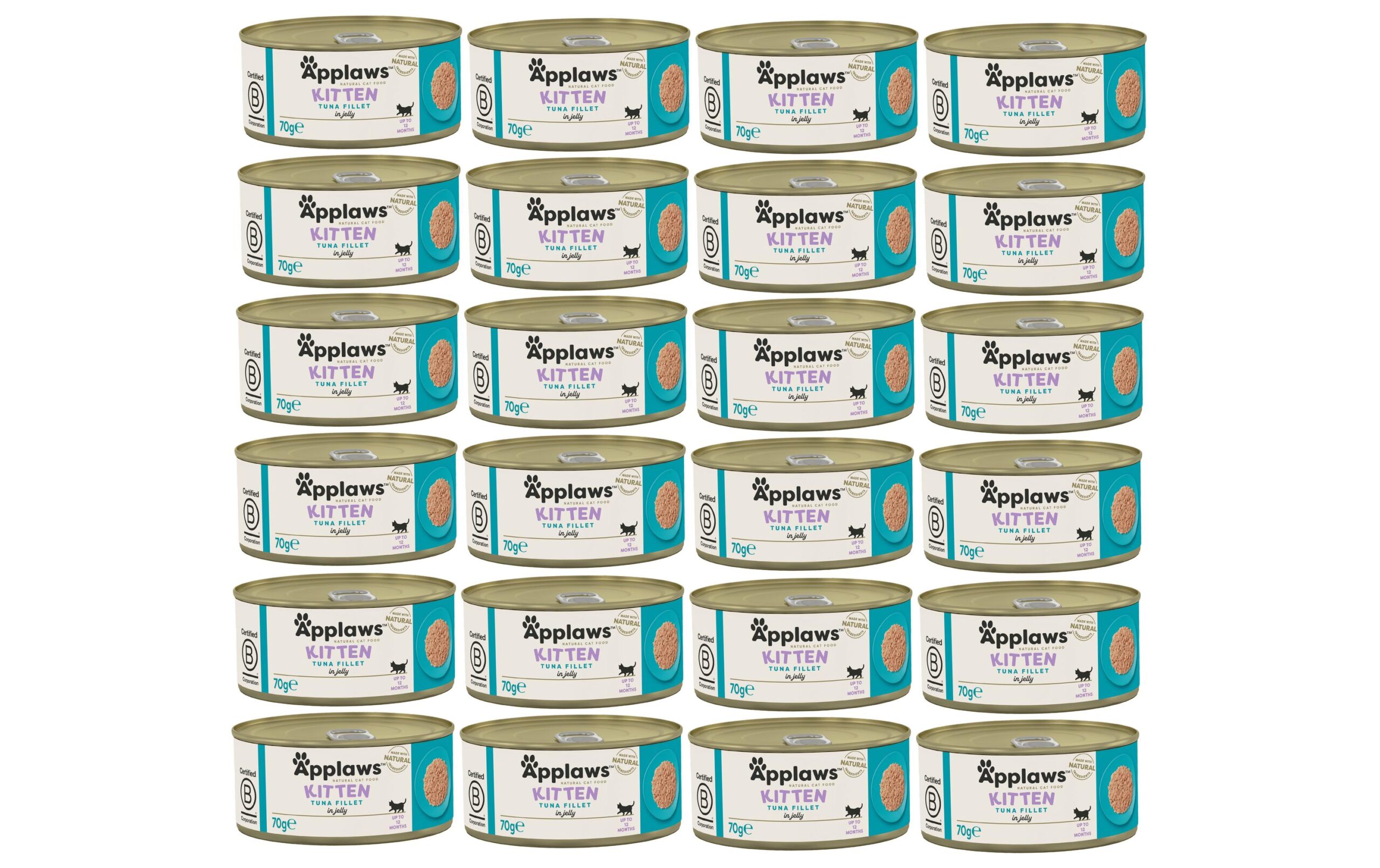 Applaws Nassfutter Dose Kitten Thunfisch, 24 x 70 g