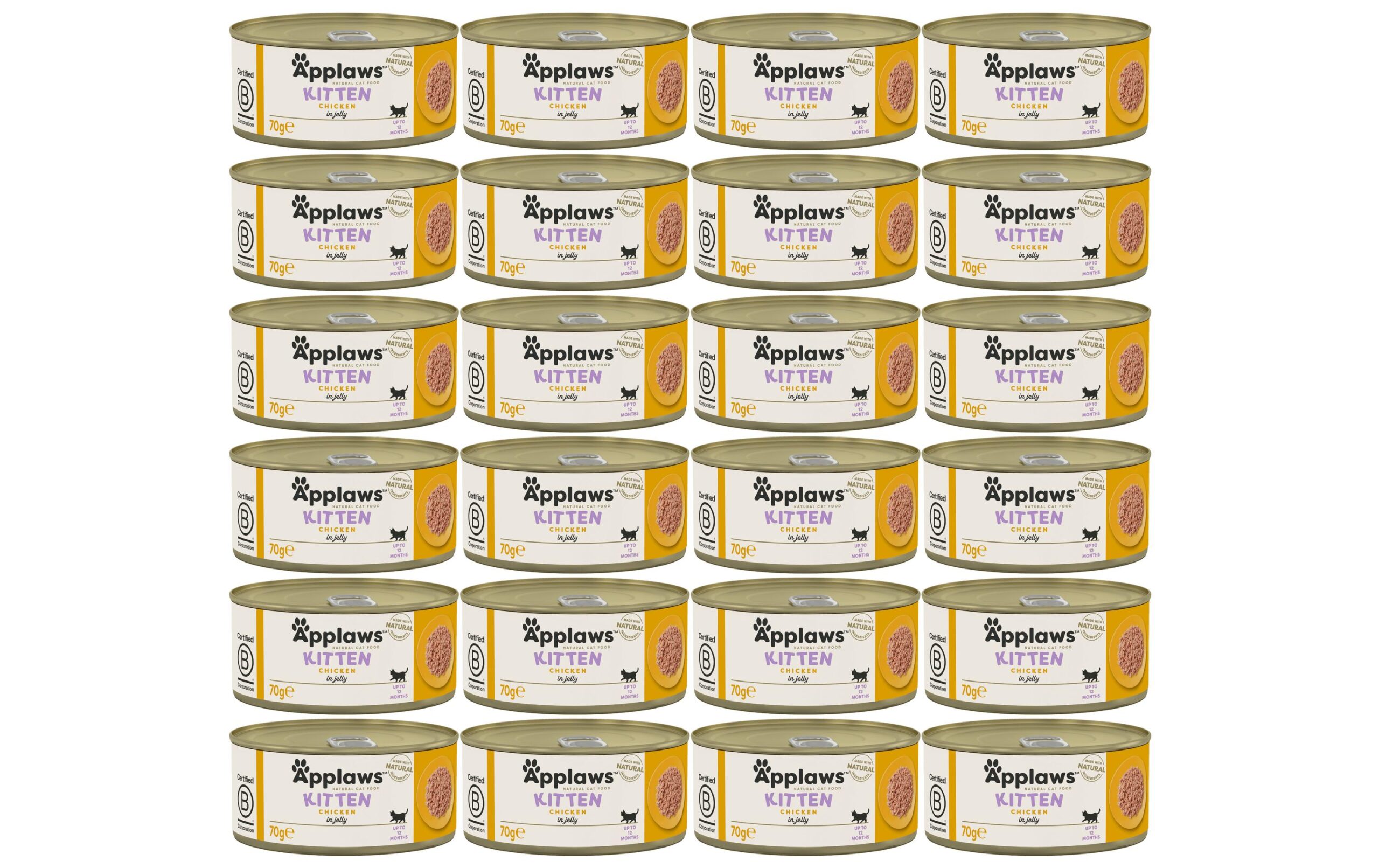 Applaws Nassfutter Dose Kitten Hühnchenbrust, 24 x 70 g