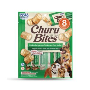 CIAO Churu Leckerli Bites Huhn und Thunfisch, 8 x 12 g