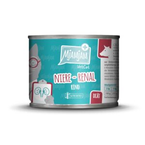 Mjamjam VetCat Nassfutter Niere-Renal Rind, 200 g