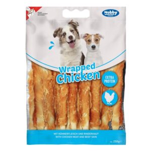 Nobby Kausnack StarSnack Classic Wrapped Chicken, 250 g