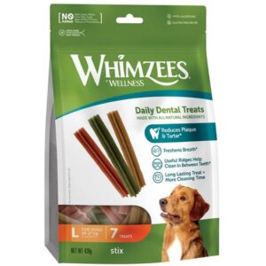 Whimzees Kausnack Stix L, 360 g
