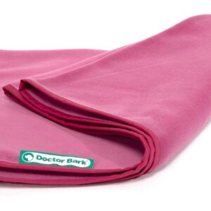 Doctor Bark Hunde-Decke Fleece M Hot pink, 100 cm x 70 cm