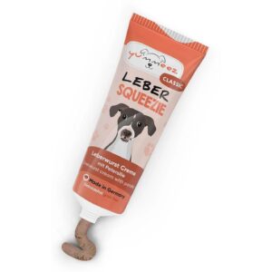 Yummeez Hunde-Nahrungsergänzung Squeezie Leber 75g