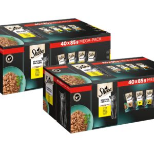 Sheba Nassfutter Sélection in Sauce 2x 40 x 85 g
