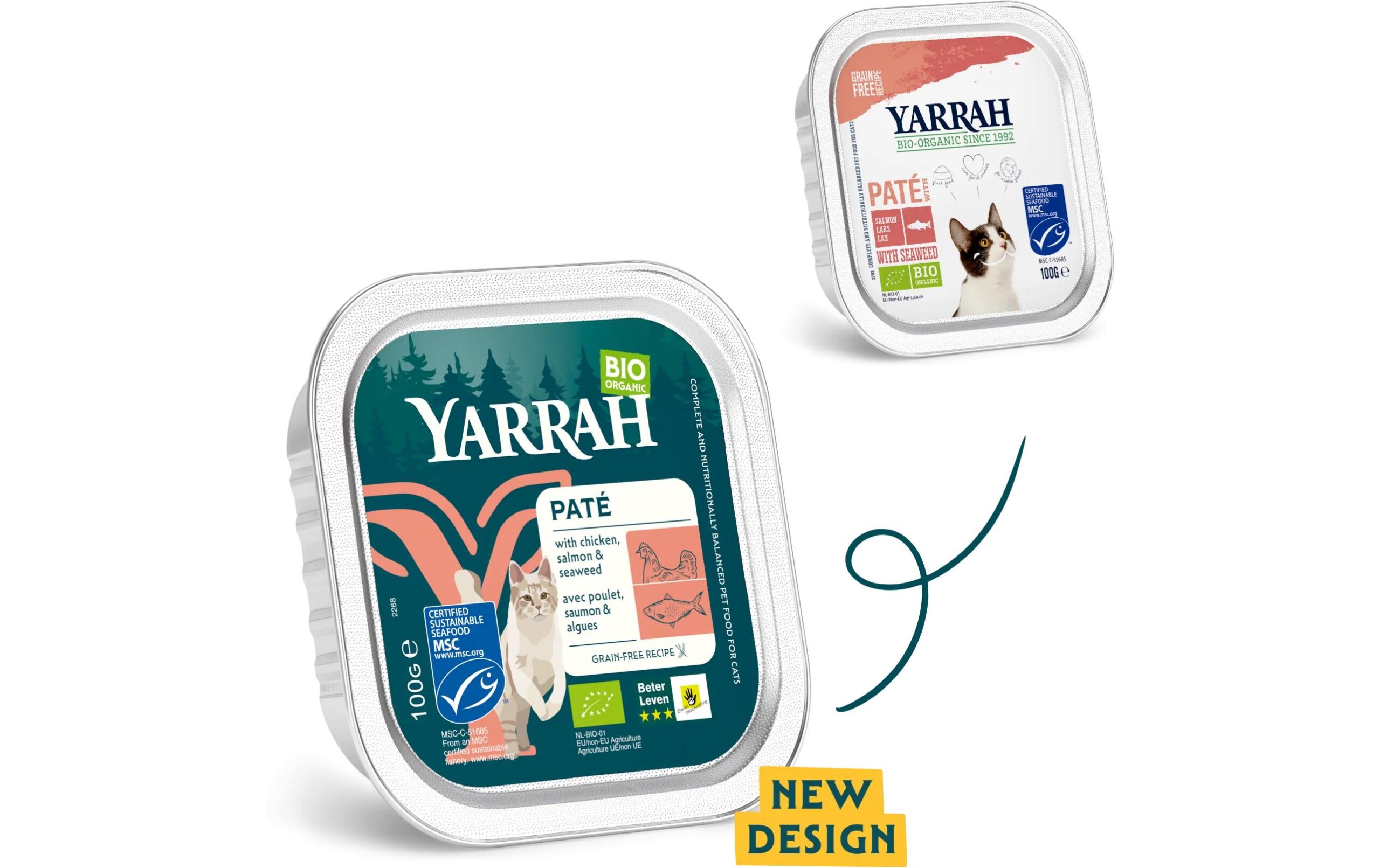 Yarrah Bio-Nassfutter Bio Paté Lachs 16x 100 g