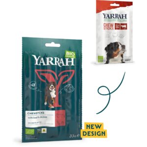 Yarrah Kauartikel Bio Chewsticks Rind & Huhn 33 g