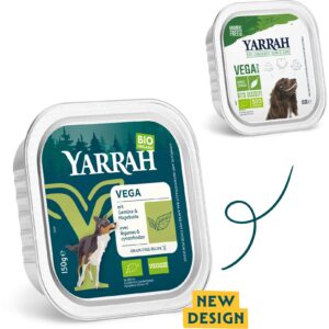 Yarrah Nassfutter Bio Vega Bröckchen 12 x 150 g