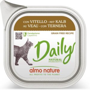 Almo Nature Nassfutter Daily mit Kalb 100g