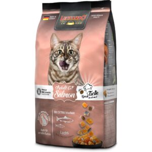 Leonardo Cat Food Trockenfutter Adult getreidefrei Lachs, 1.8 kg
