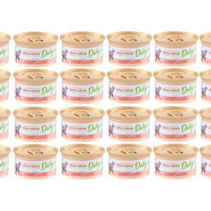 Almo Nature Nassfutter Daily Mousse mit Lachs 24 x 85g