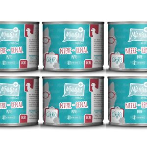 Mjamjam VetCat Nassfutter Niere-Renal Pute, 6 x 200g