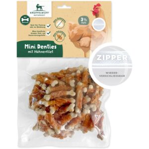 Knuffelwuff Kausnack Mini Denties mit Hühnerfilet 500 g