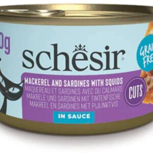 Schesir Nassfutter Sardinenfilets und Makrelenfilets 70 g