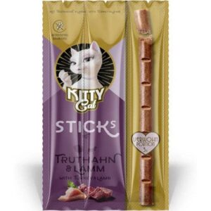 KITTY Cat Katzen-Snack KittyCat Stick Truthan, Lamm 15 g