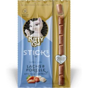 KITTY Cat Katzen-Snack KittyCat Stick Lachs, Forelle 15 g