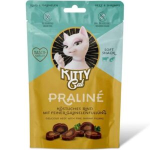 KITTY Cat Katzen-Snack KittyCat Praliné Rind, Garnele 50 g