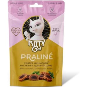 KITTY Cat Katzen-Snack KittyCat Praliné Huhn, Leber 50 g
