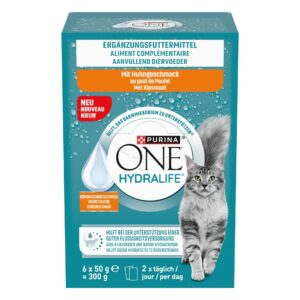 Purina ONE Hydralife mit Huhngeschmack 6 x 50 g