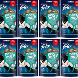 Felix Katzen-Snack Party Mix Seaside 8 x 60 g