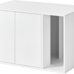 Feandrea Katzenhaus für Katzentoilette Weiss