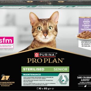 Purina Pro Plan Nassfutter Sterlised Maintenance 7+ 10 x 85 g