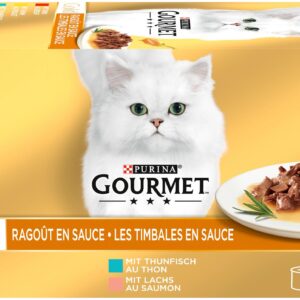 Purina Gourmet Nassfutter Gold Ragout Sauce 4 x 85 g