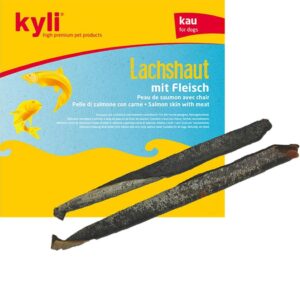 kyli Kausnack Lachshaut mit Fleisch 50 cm 2 Stück