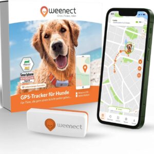 Weenect GPS-Tracker XS für Hunde, Weiss
