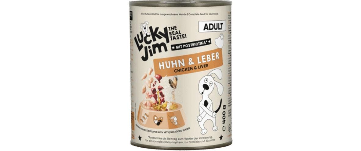 Lucky Jim Nassfutter Adult Huhn und Leber 400g