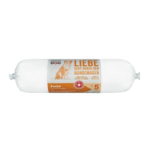naturaDog Nassfutter Poulet mit Gemüse Brocken, 400 g