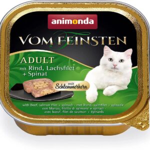 animonda Nassfutter vom Feinsten, Schlemmerkern Rind/Lachs 100g