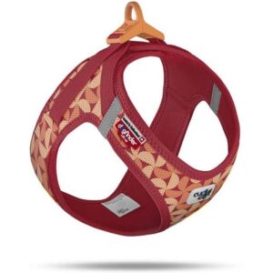 curli Geschirr Vest Air-Mesh LE26 S Semi Circle Rot