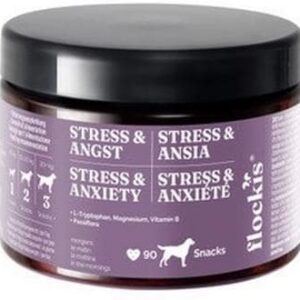 flockis Hunde-Nahrungsergänzung Angst und Stress 270 g