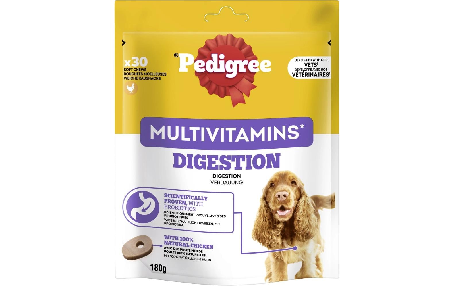 Pedigree Kausnack Multivitamins Verdauung 180 g