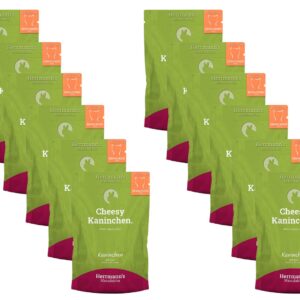 Herrmann’s Nassfutter Kaninchen und Käse 12 x 100 g