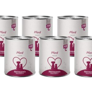 Herrmann’s Nassfutter Pferd Reinfleisch 6 x 800 g