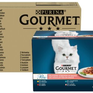 Purina Gourmet Gourmet Perle Fleisch und Fisch Sauce 96 x 85 g + 24 x 85 g